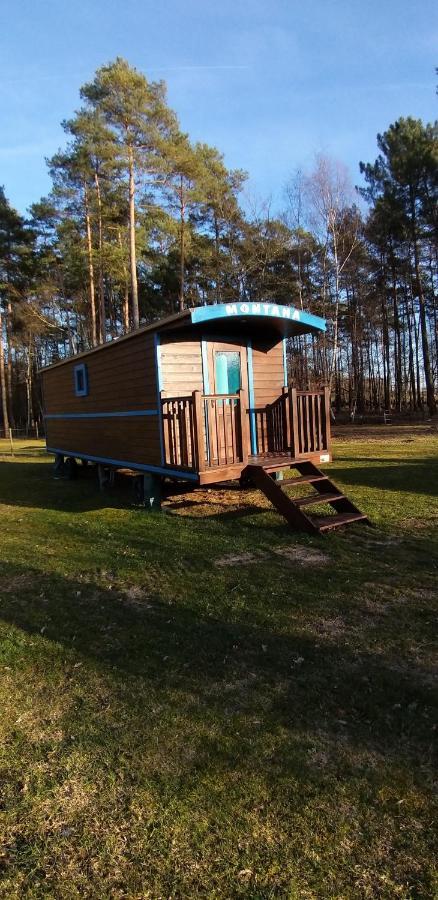 Roulottes Du Chalet Des Pins Rougeou 外观 照片