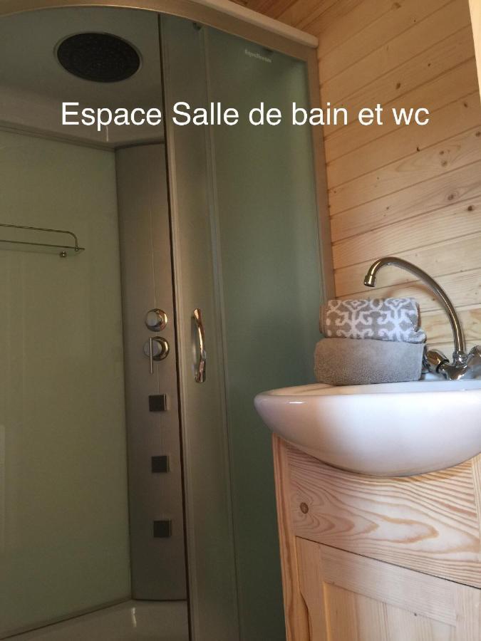Roulottes Du Chalet Des Pins Rougeou 外观 照片