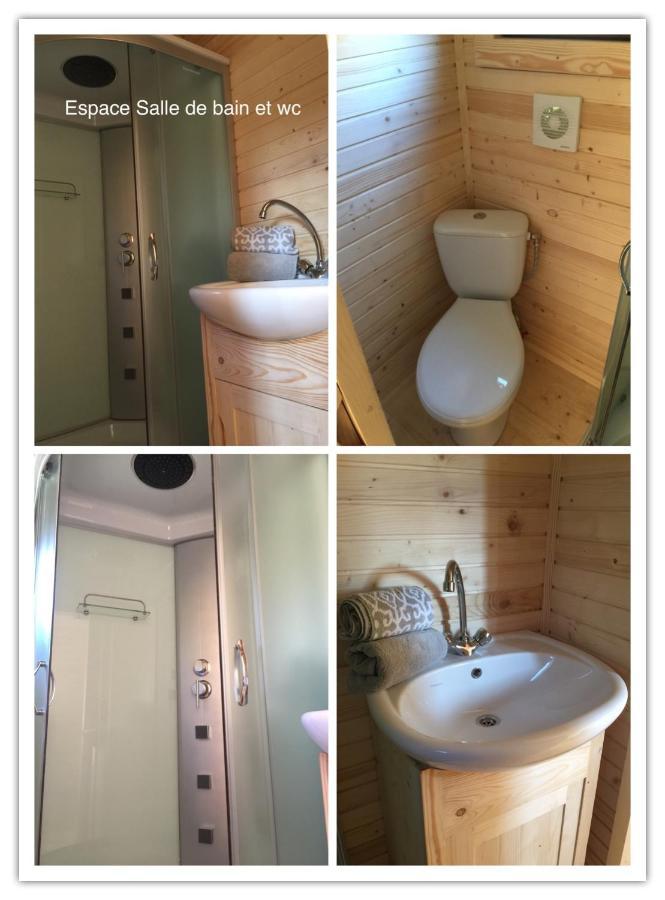 Roulottes Du Chalet Des Pins Rougeou 外观 照片