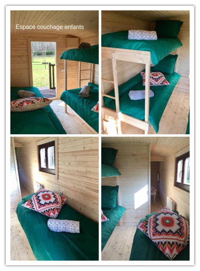 Roulottes Du Chalet Des Pins Rougeou 外观 照片