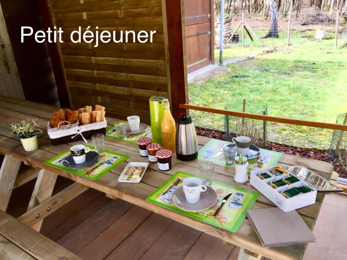 Roulottes Du Chalet Des Pins Rougeou 外观 照片