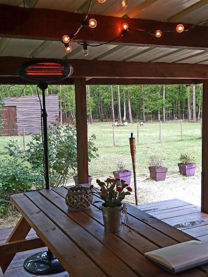 Roulottes Du Chalet Des Pins Rougeou 外观 照片
