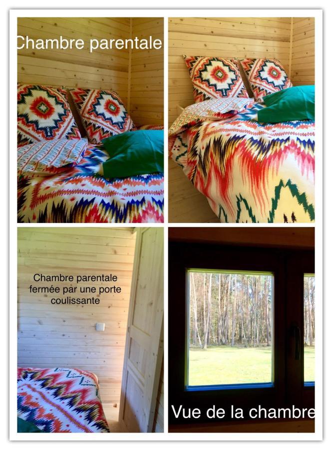 Roulottes Du Chalet Des Pins Rougeou 外观 照片