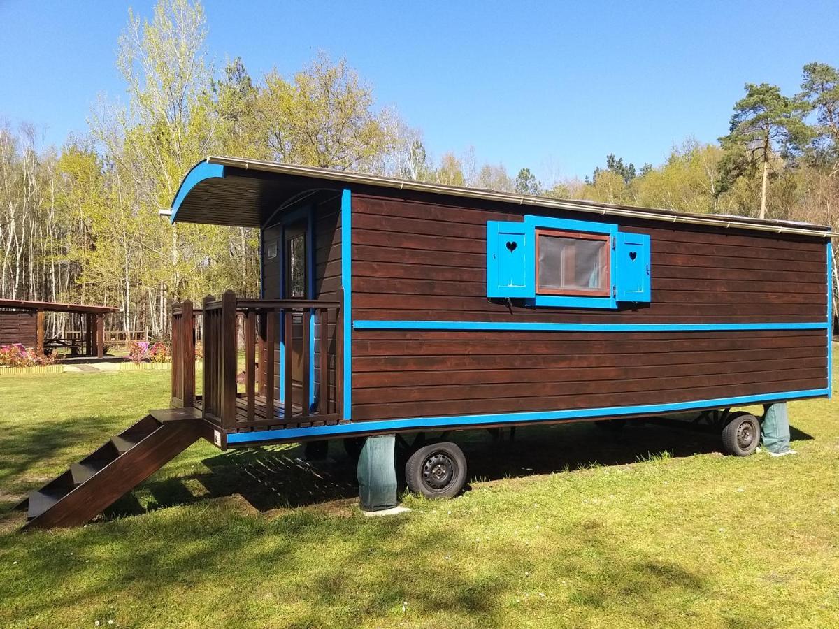 Roulottes Du Chalet Des Pins Rougeou 外观 照片
