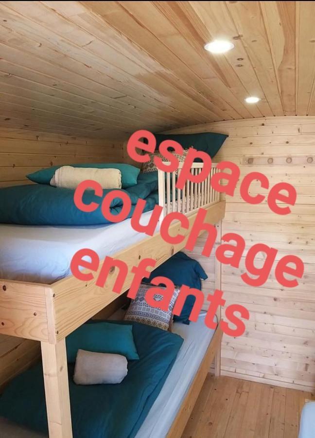 Roulottes Du Chalet Des Pins Rougeou 外观 照片